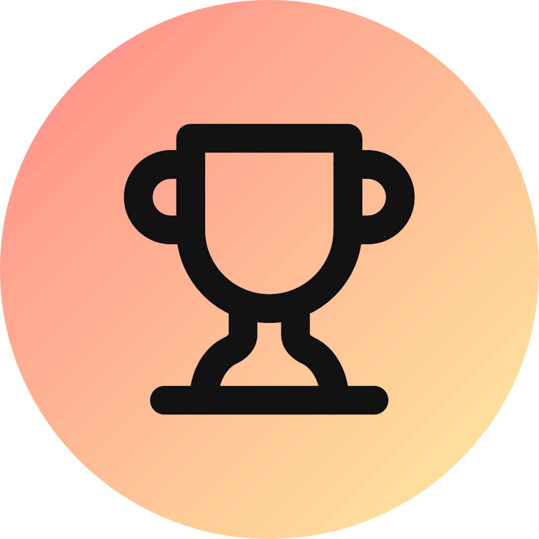 Trophy icon for Website logo
