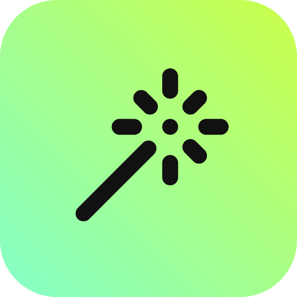Wand icon for SaaS logo