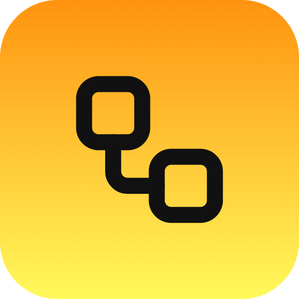 Workflow icon for SaaS logo