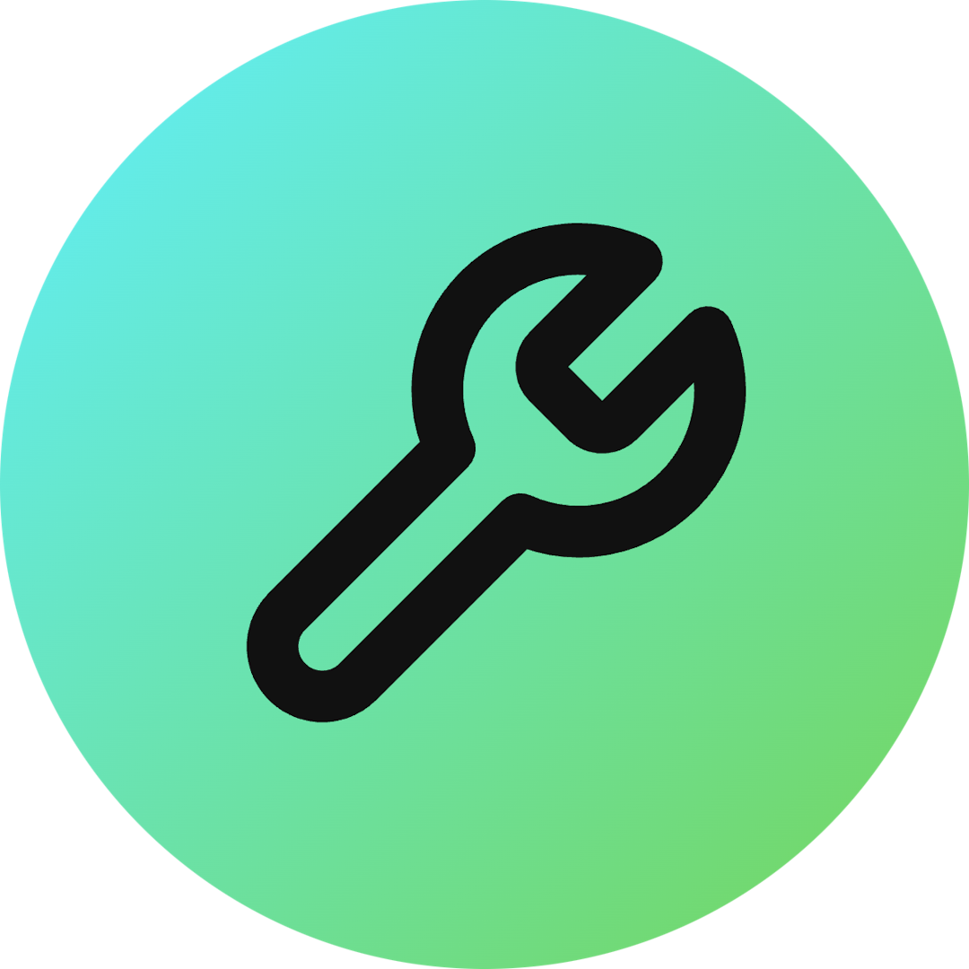 Wrench icon for SaaS logo
