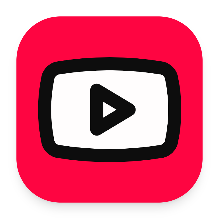 Youtube icon for Social Media logo