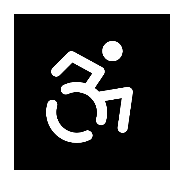 Accessibility icon for Online Course logo