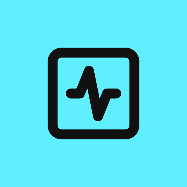 Activity Square icon for Mobile App logo