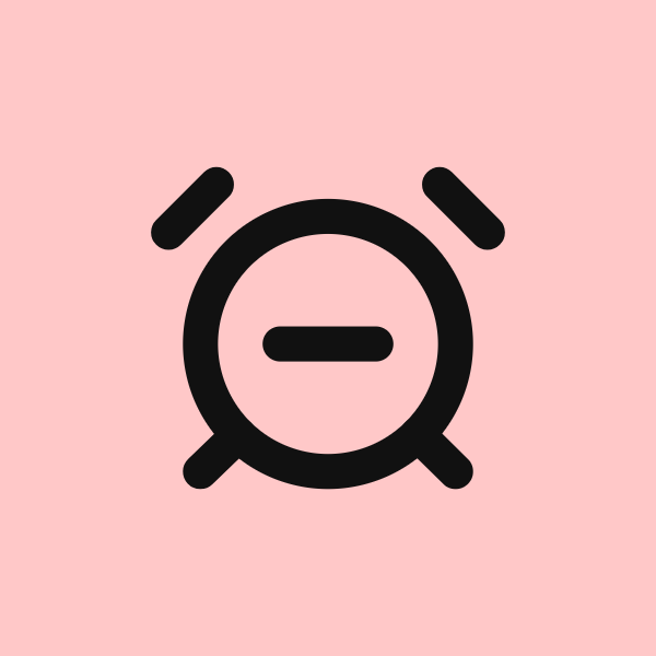 Alarm Minus icon for Ecommerce logo