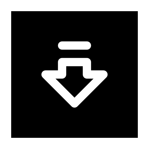 Arrow Big Down Dash icon for Blog logo