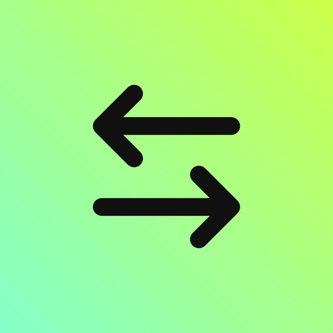 Arrow Left Right icon for SaaS logo