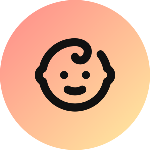 Baby icon for Clothing logo