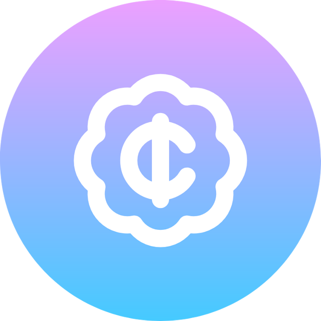 Badge Cent icon for SaaS logo