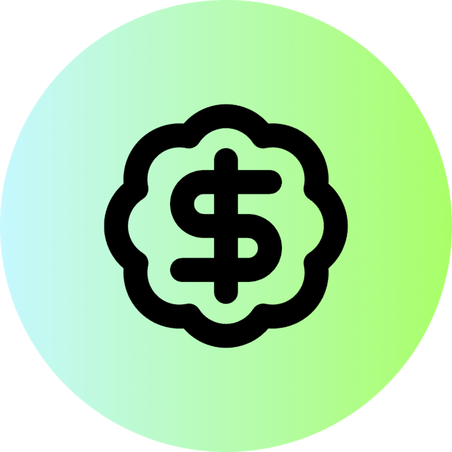 Badge Dollar Sign icon for Ebook logo