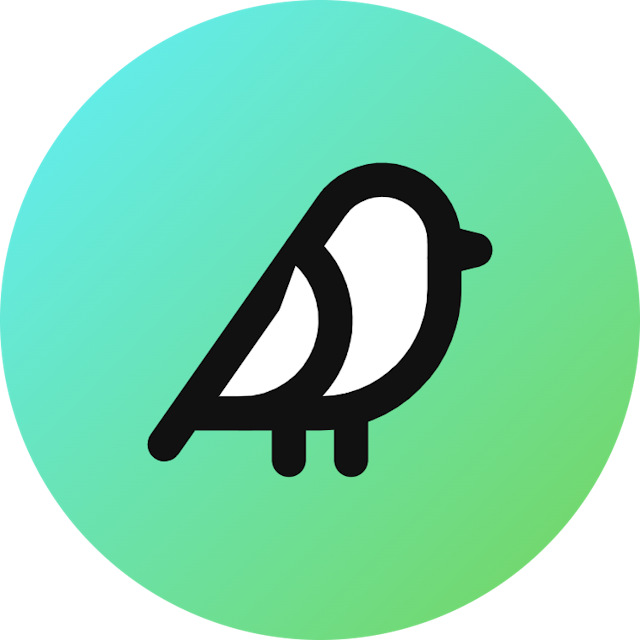 Bird icon for Clothing logo