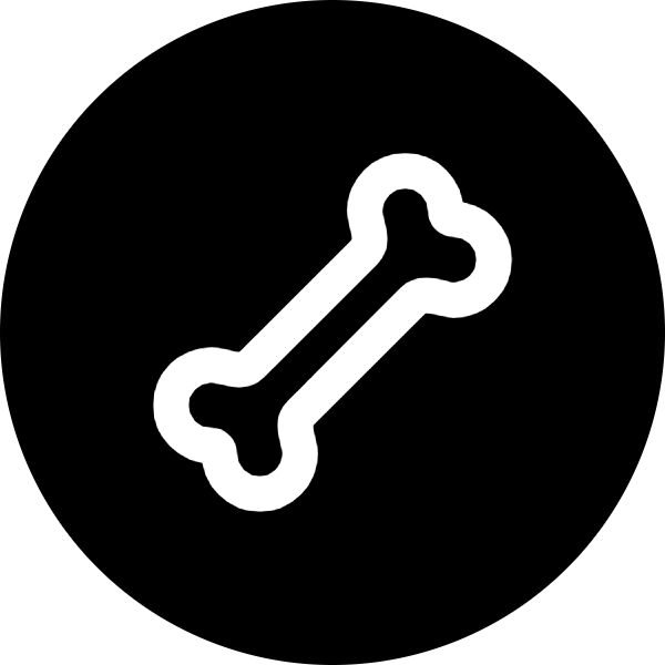 Bone icon for Podcast logo