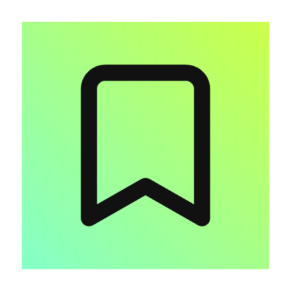 Bookmark icon for Website logo
