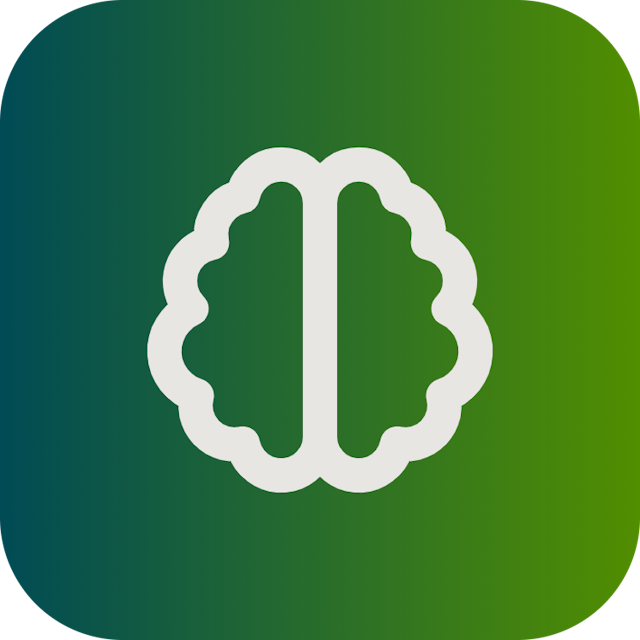 Brain icon for Podcast logo