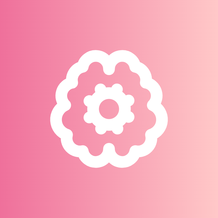 Brain Cog icon for Photography logo
