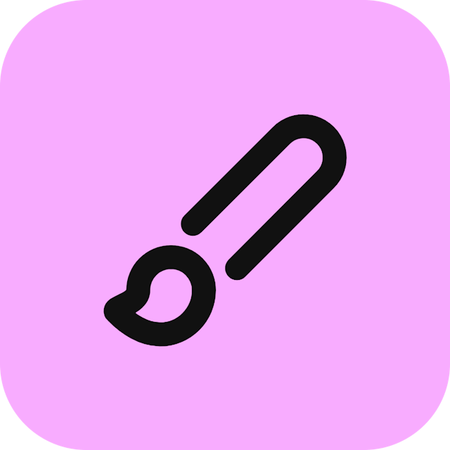 Brush icon for Portfolio logo