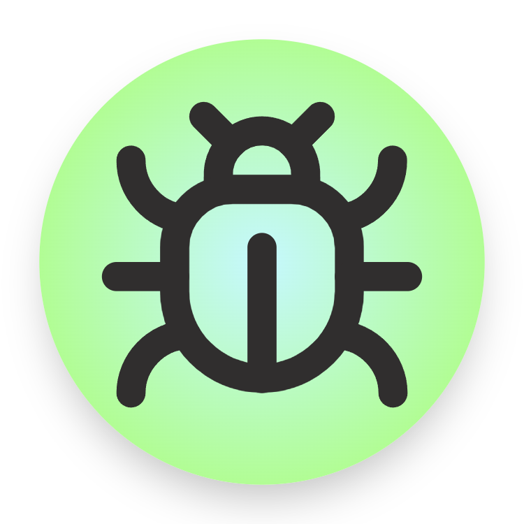 Bug icon for Social Media logo