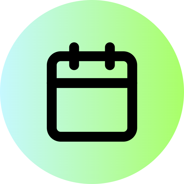 Calendar icon for SaaS logo