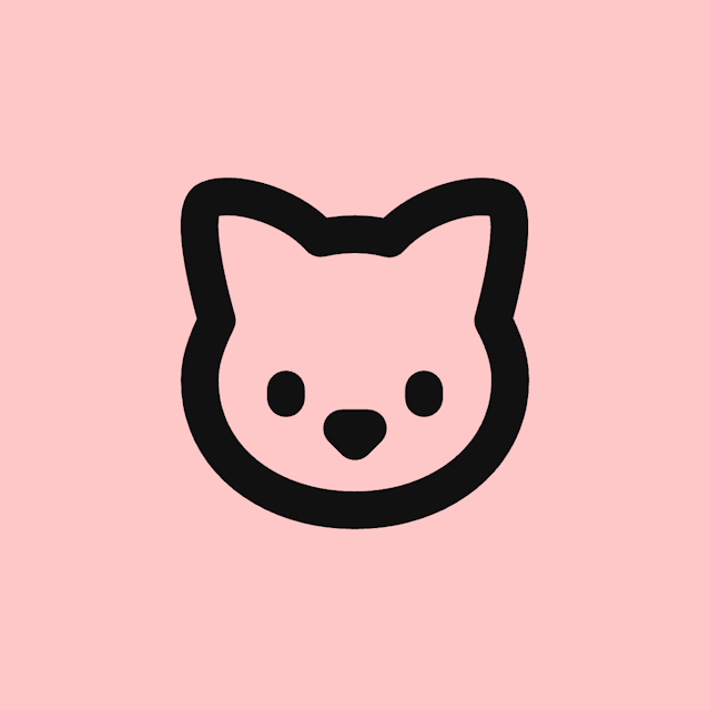 Cat icon for Photography logo