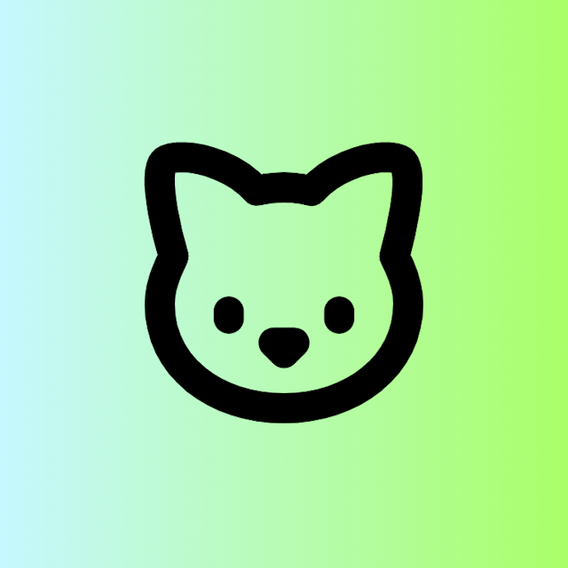 Cat icon for Clothing logo