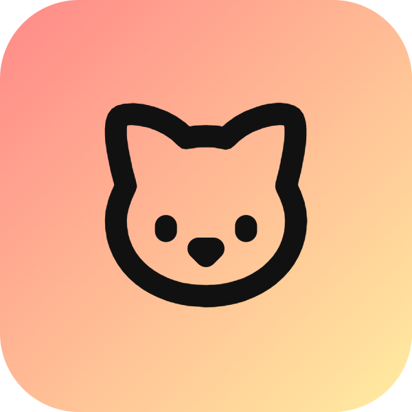 Cat icon for Photography logo