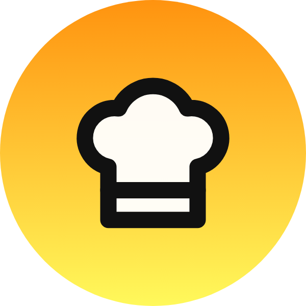 Chef Hat icon for Grocery logo