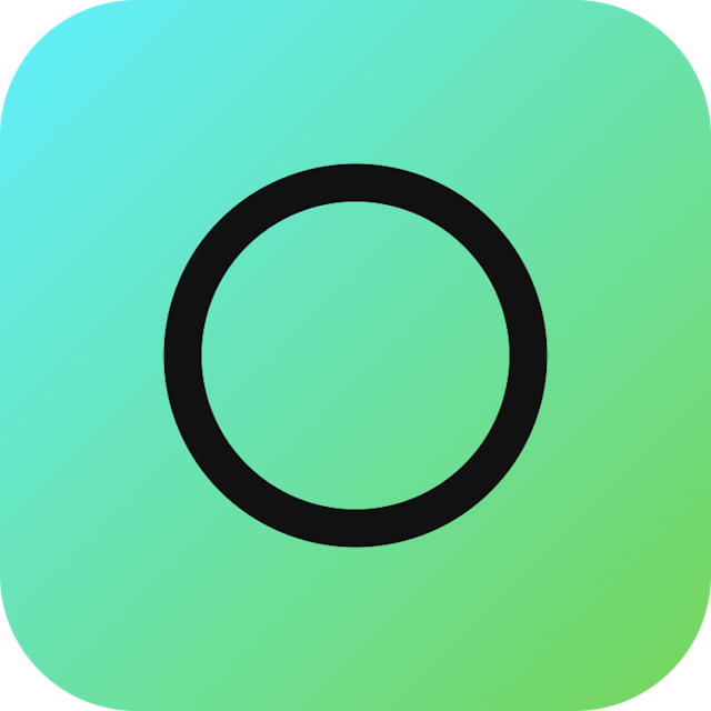 Circle icon for Photography logo