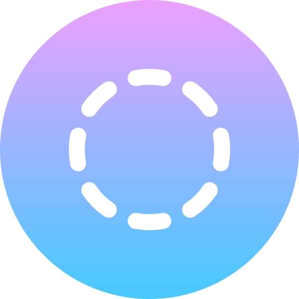 Circle Dashed icon for SaaS logo