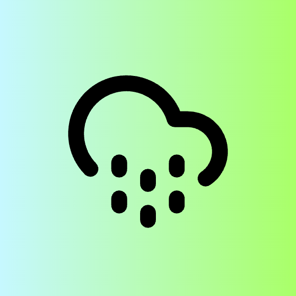 Cloud Drizzle icon for Ecommerce logo
