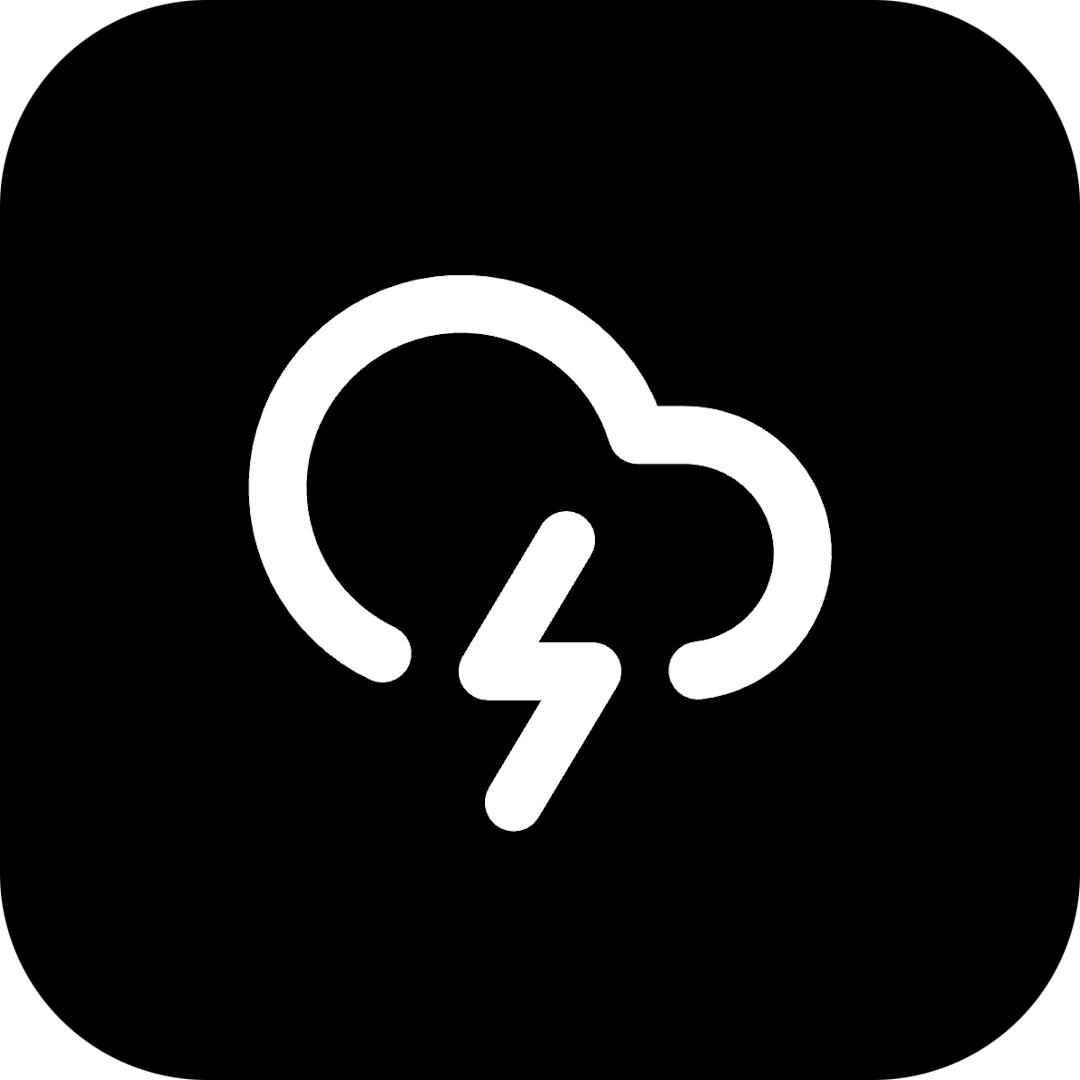 Cloud Lightning icon for SaaS logo