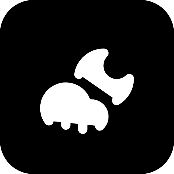 Cloud Moon Rain icon for Game logo