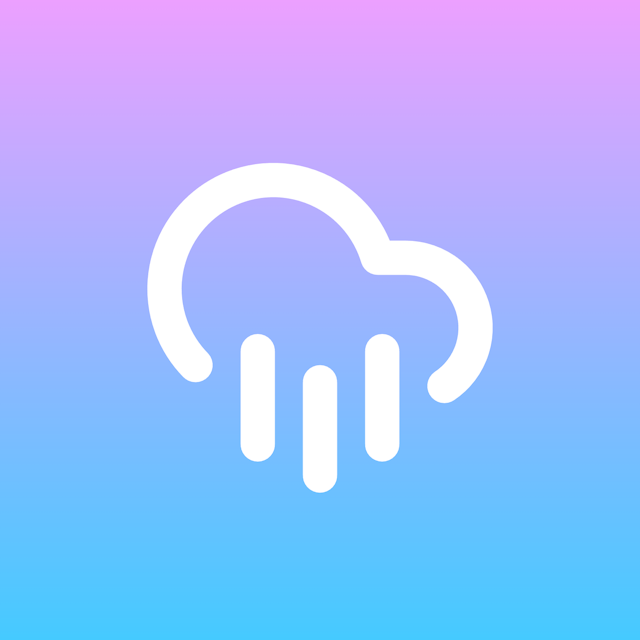 Cloud Rain icon for SaaS logo