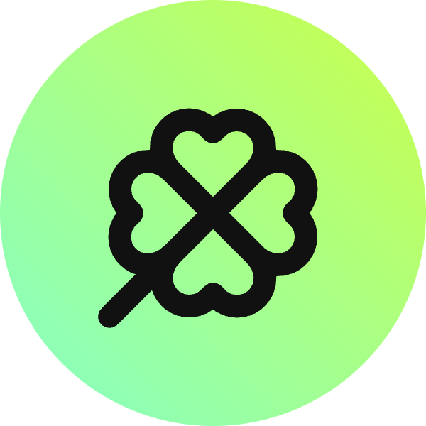 Clover icon for Mobile App logo