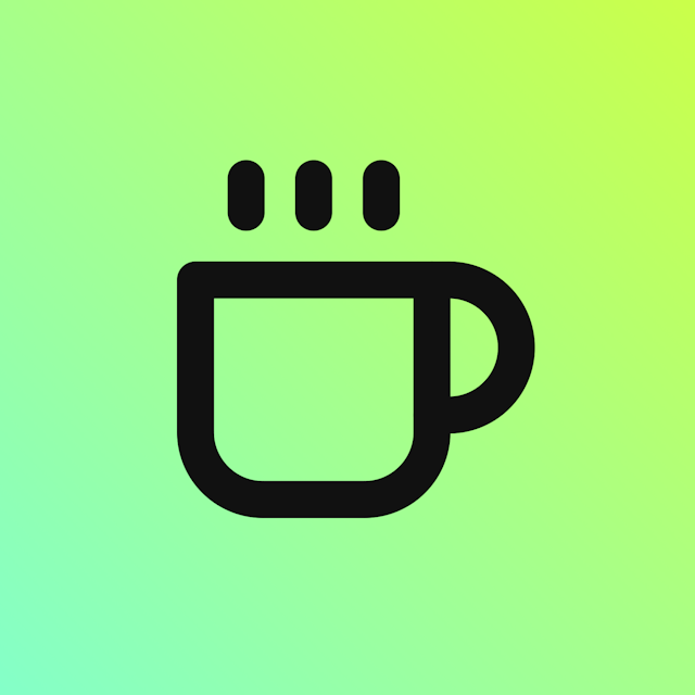 Coffee icon for Restaurant logo