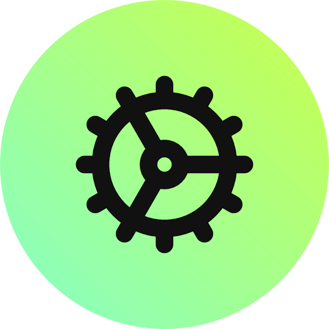 Cog icon for Ecommerce logo