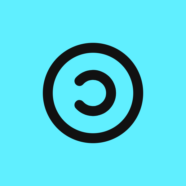 Copyleft icon for Clothing logo
