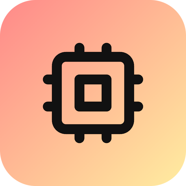 Cpu icon for Ebook logo