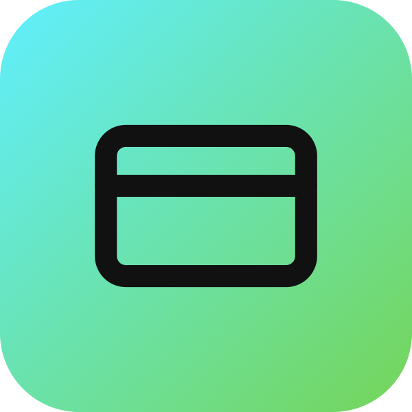 Credit Card icon for Bank logo