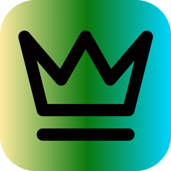 Crown icon for Mobile App logo