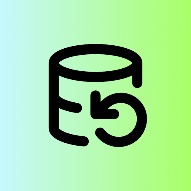 Database Backup icon for SaaS logo