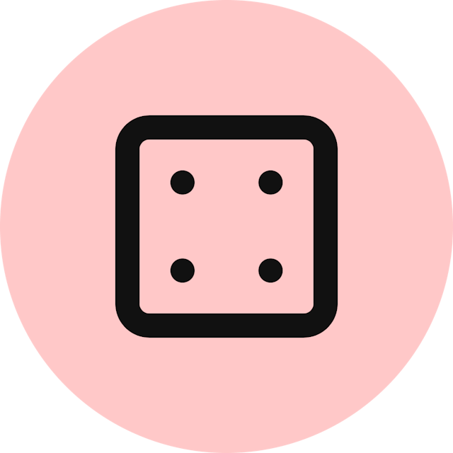 Dice 4 icon for SaaS logo