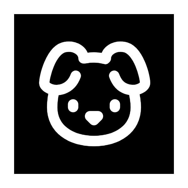 Dog icon for Crowdfunding logo