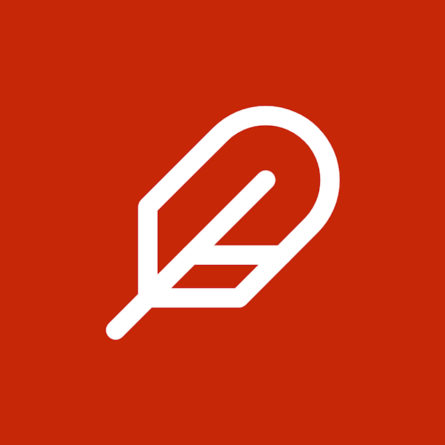 Feather icon for SaaS logo