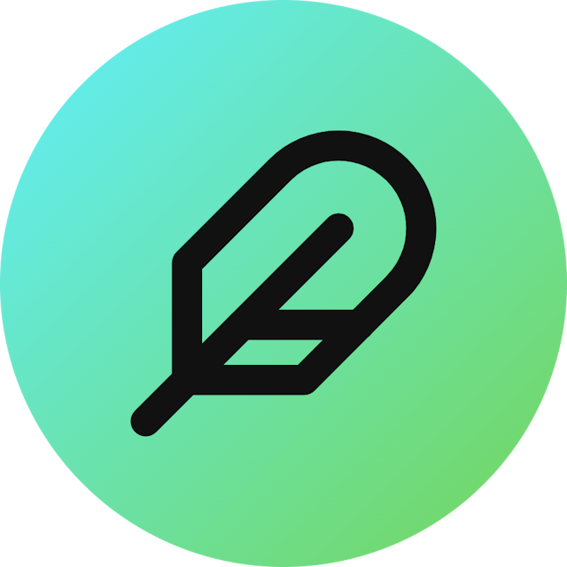 Feather icon for Book logo