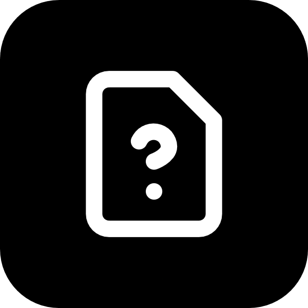 File Question icon for Podcast logo