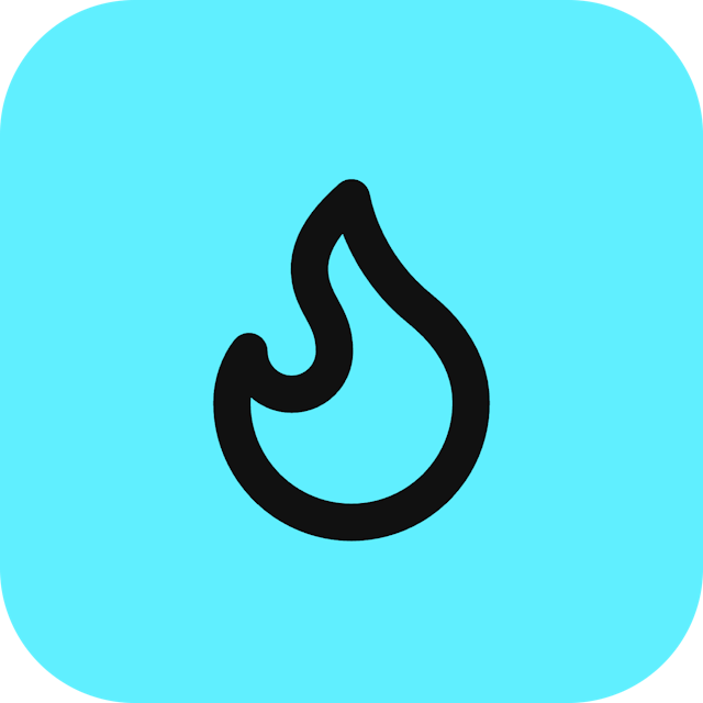 Flame icon for Bar logo