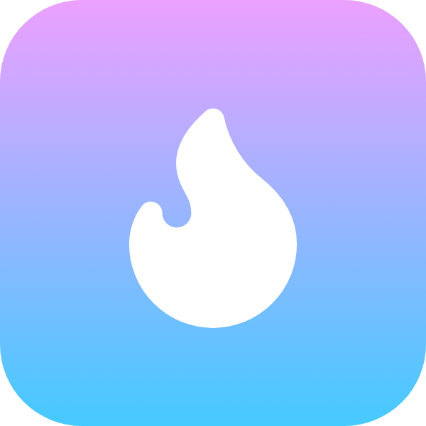 Flame icon for Grocery logo