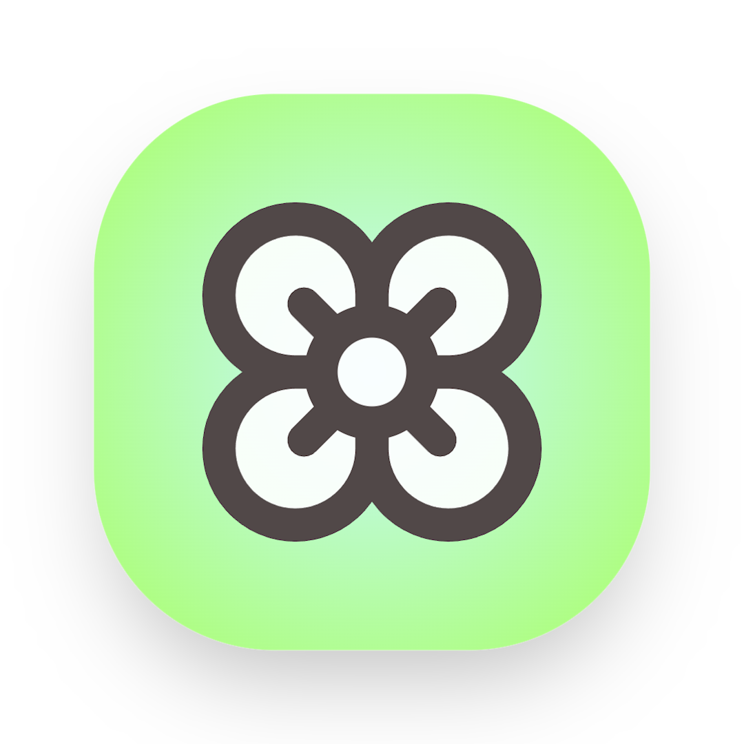 Flower icon for Ecommerce logo