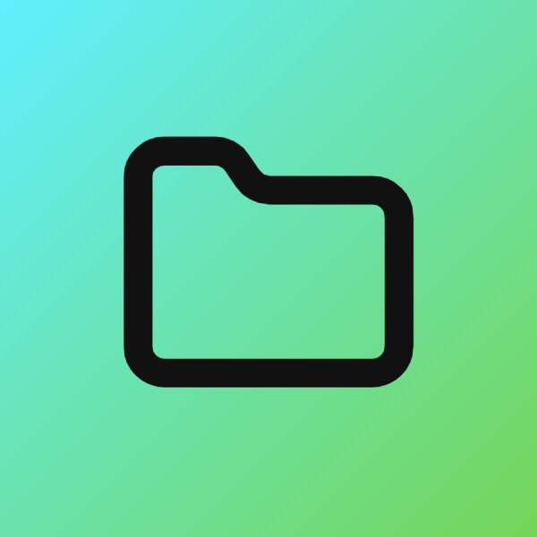 Folder icon for SaaS logo