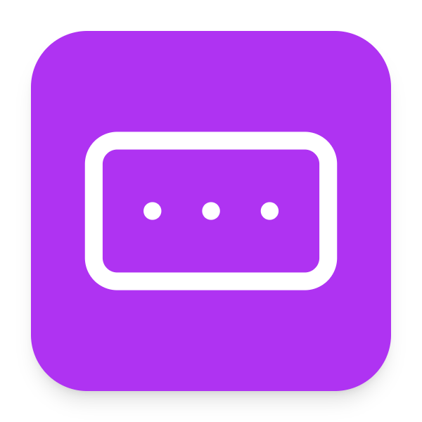 Form Input icon for Mobile App logo