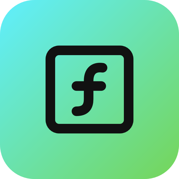 Function Square icon for SaaS logo